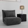 BÄDDFÅTÖLJ MACY - mörkgrå, Modern, metall/textil (83/70/84cm) - Bessagi Home