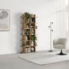 HYLLA OTTO PLUS -EXKLUSIV- - ekfärgad, Modern, trämaterial (79,8/175,2/25,5cm) - Mömax