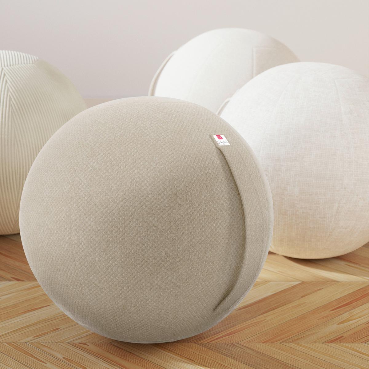 PIŁKA DO SIEDZENIA SCOOBY - greige, Design, tkanina (60/60/60cm) - Stylife