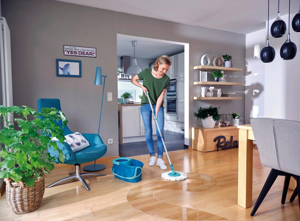 Pótfelmosófej Leifheit Clean Twist Disc Mop - fehér (4/22,5/26cm) - Leifheit