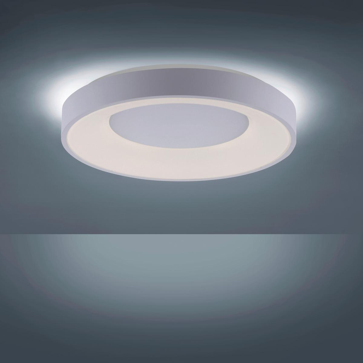 LED-Deckenleuchte Anika max. 30 Watt - Weiß, Basics, Kunststoff/Metall (48/48/8cm)