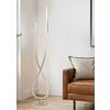 LED-GOLVLAMPA KUI - champagne/svart, Modern, metall/plast (26l)