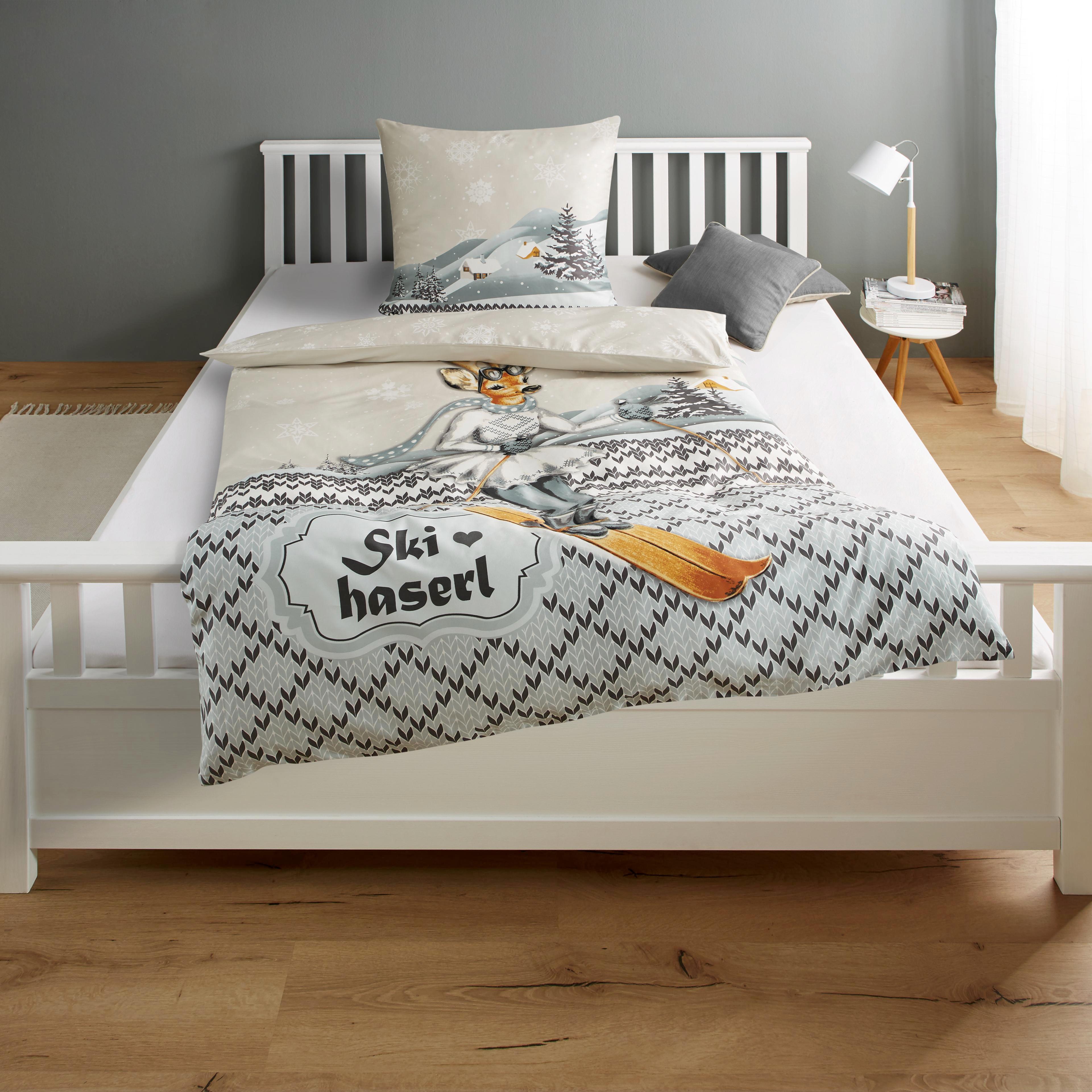 Bettwäsche Skihaserl in Multicolor ca. 135x200 cm - Multicolor, KONVENTIONELL, Textil - Bessagi Home