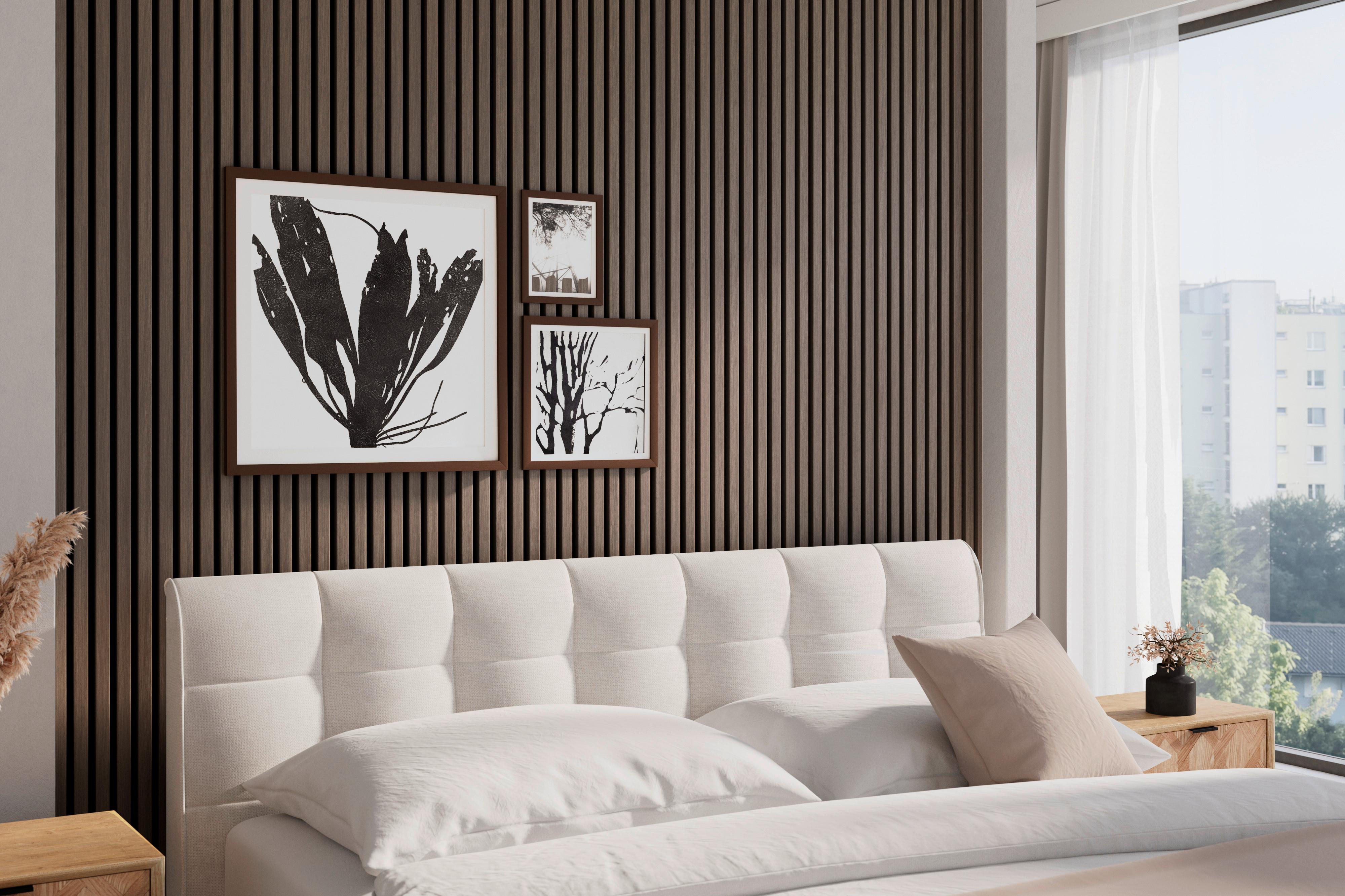 AKUSTIKPANEL RICO - brun, Modern, trämaterial/trä (60/240/2,1cm) - Bessagi Home