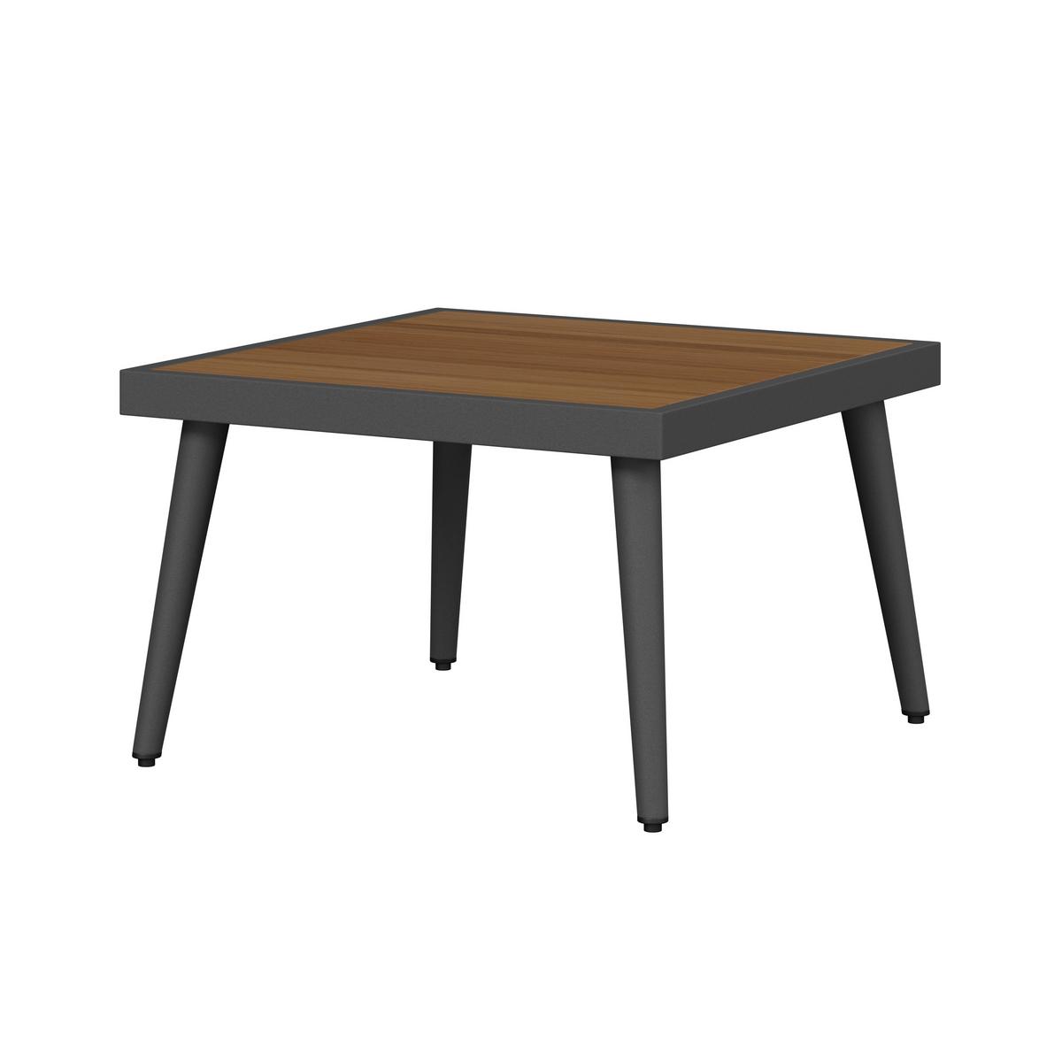 Kerti Garnitúra Sallie - világosszürke/natúr színű, Modern, fa/fém - Bessagi Garden