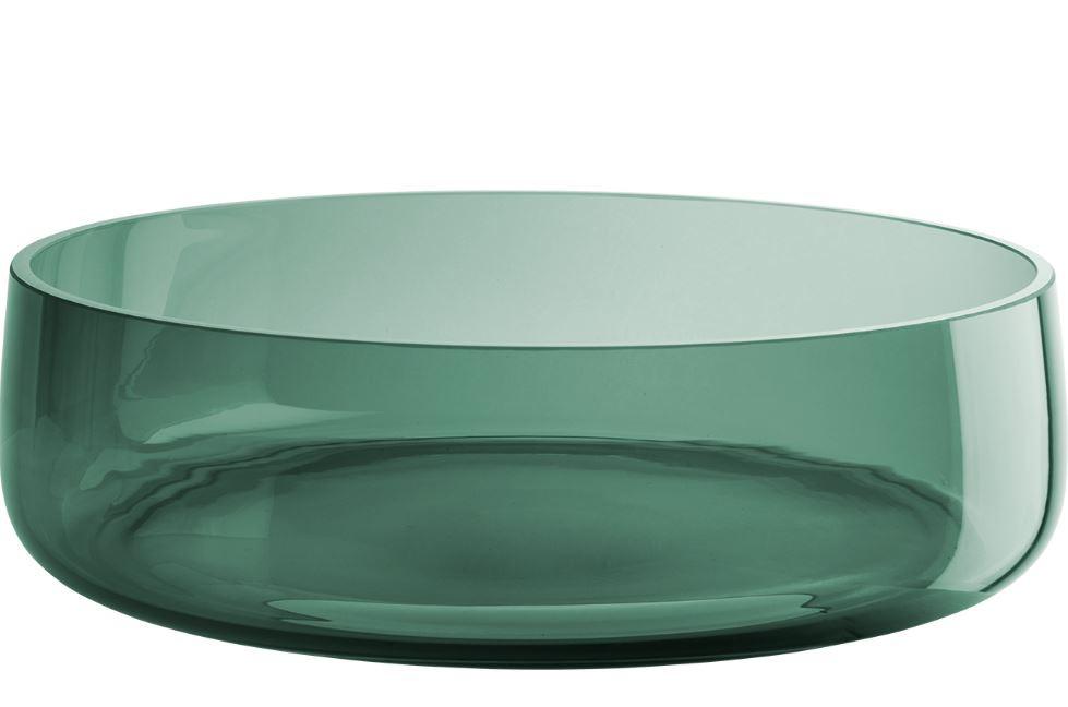 PATERA DEKORACYJNA 88242009 - zielony, Basics, szkło (30/8cm) - ASA