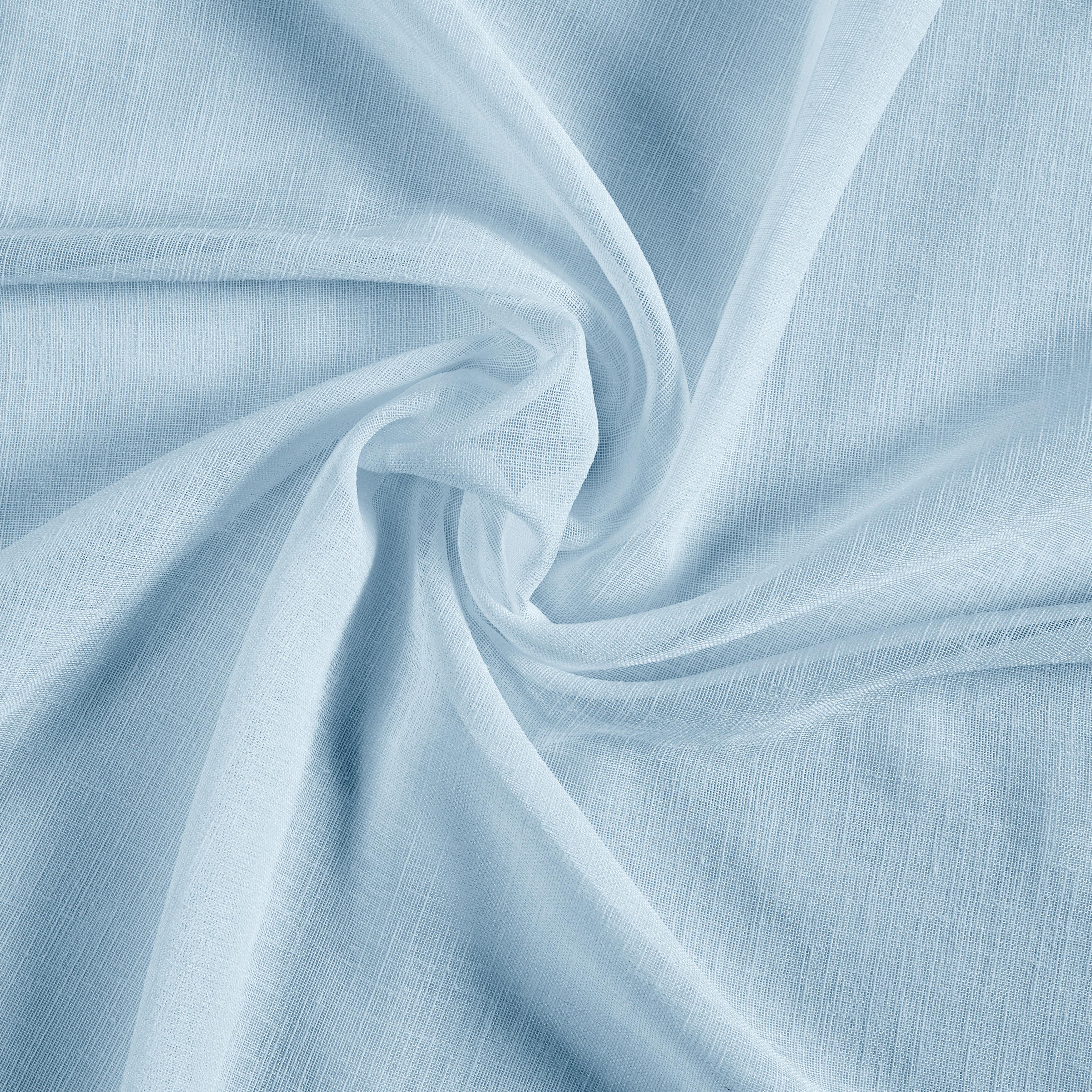 Fertigvorhang Sigrid in Jade ca.140x245cm - Blau, ROMANTIK / LANDHAUS, Textil (140/245cm) - Premium Living