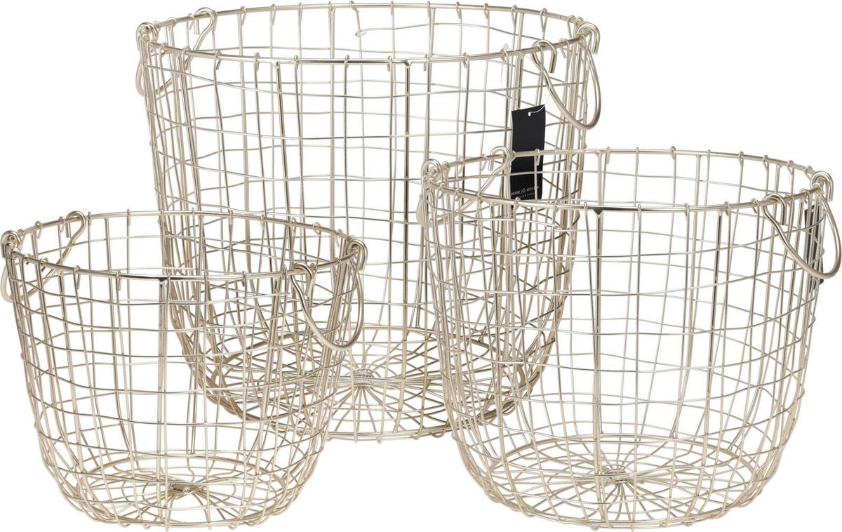 Kosár Cage "s" - fém (27,5/21,5cm)