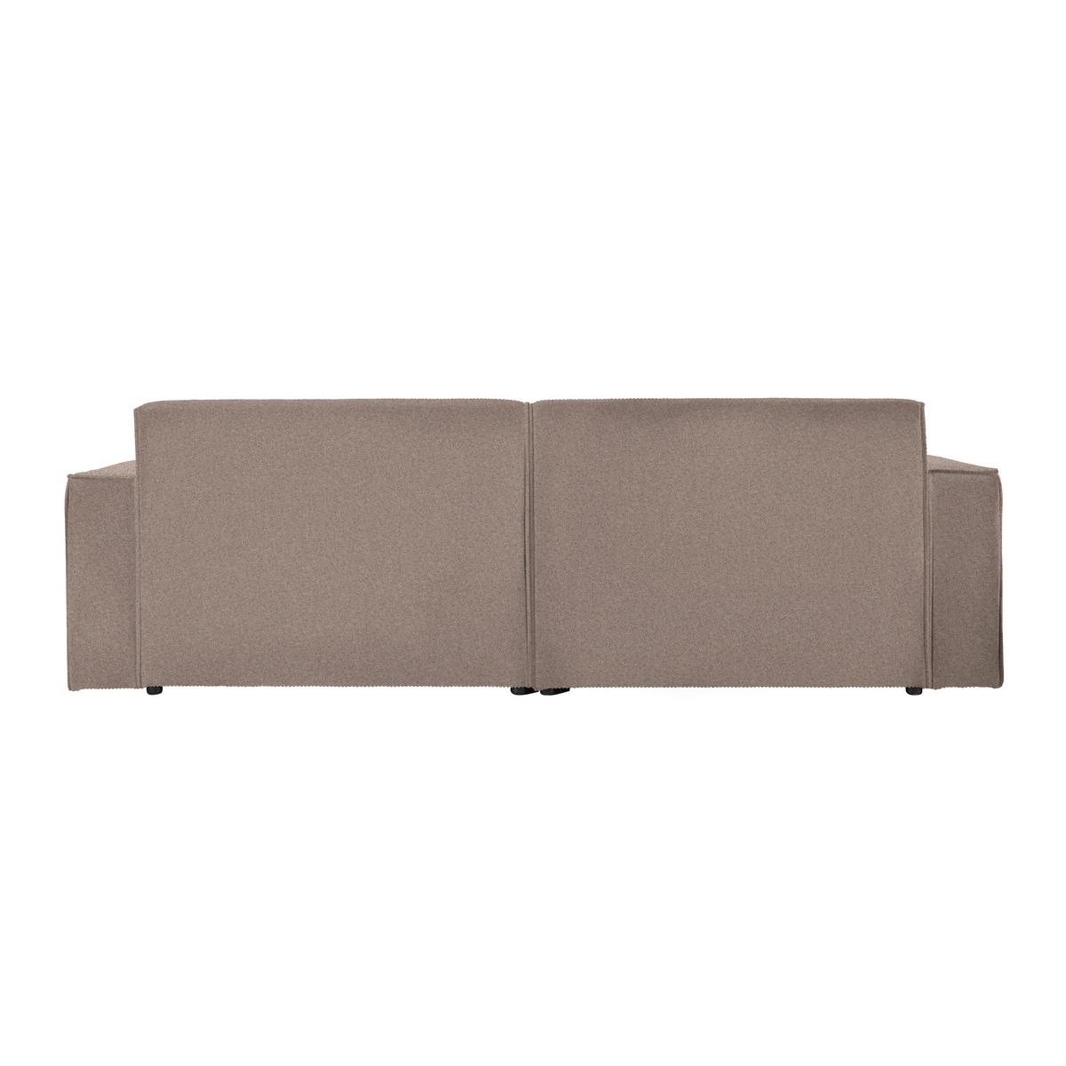 Wohnlandschaft Loft Cappuccino - Schwarz/Grau, MODERN, Kunststoff/Textil (172/75/265cm) - Mömax