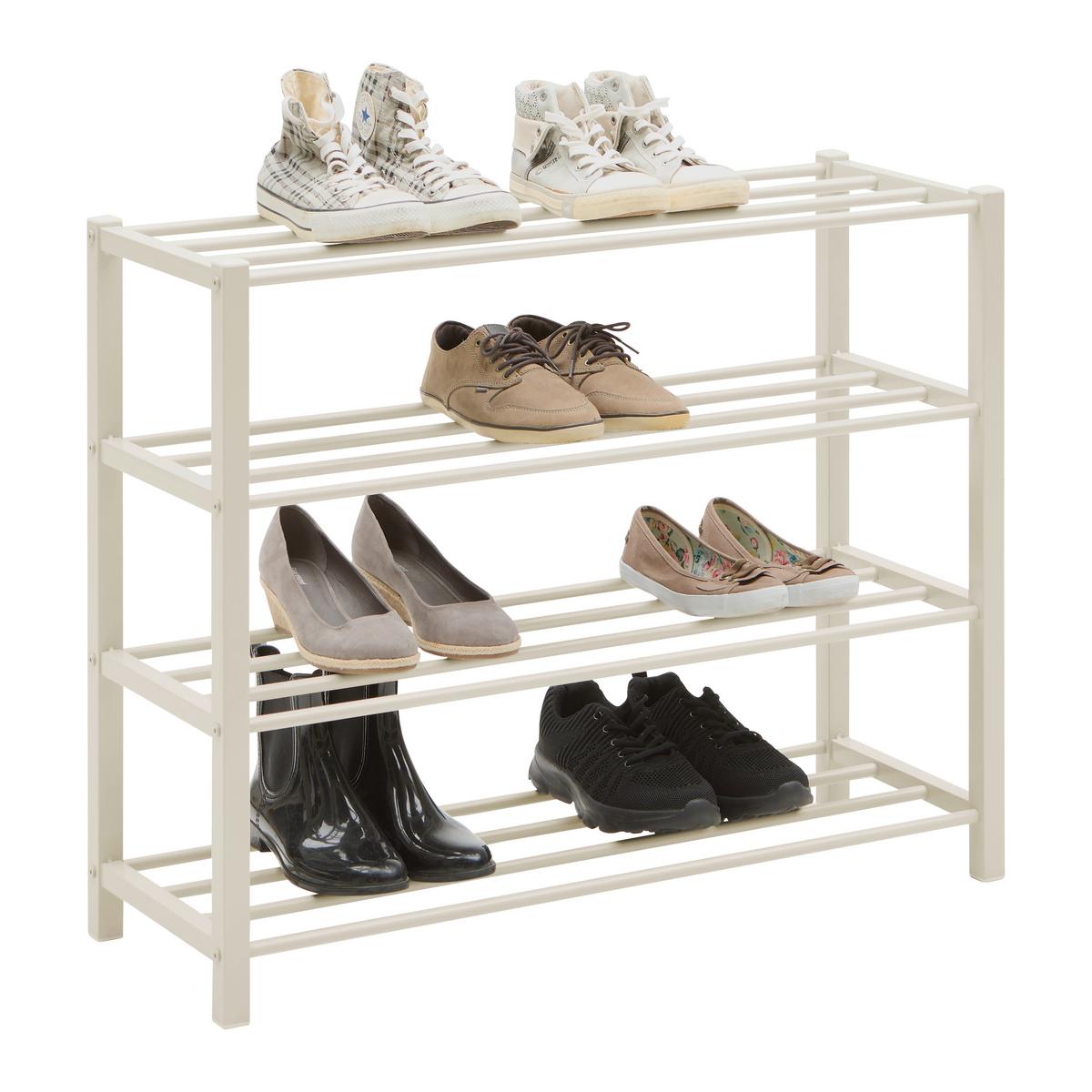 Schuhregal Benny Kaschmirfarben - Kaschmir, Modern, Metall (80/63/28,5cm) - Mömax