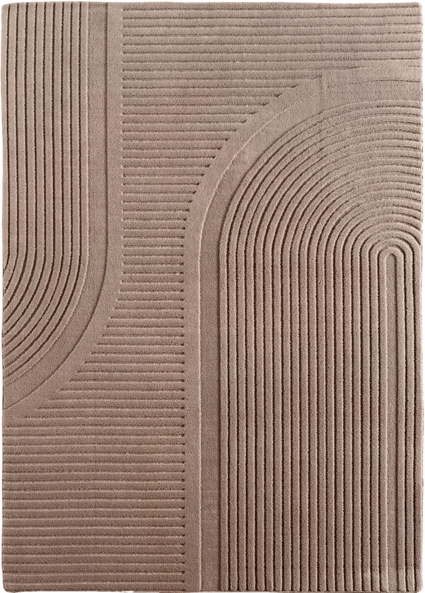 Ravno Tkana Preproga Pompei, Bež, 160x230cm - bež, Konvencionalno, tekstil (160/230cm) - Novel