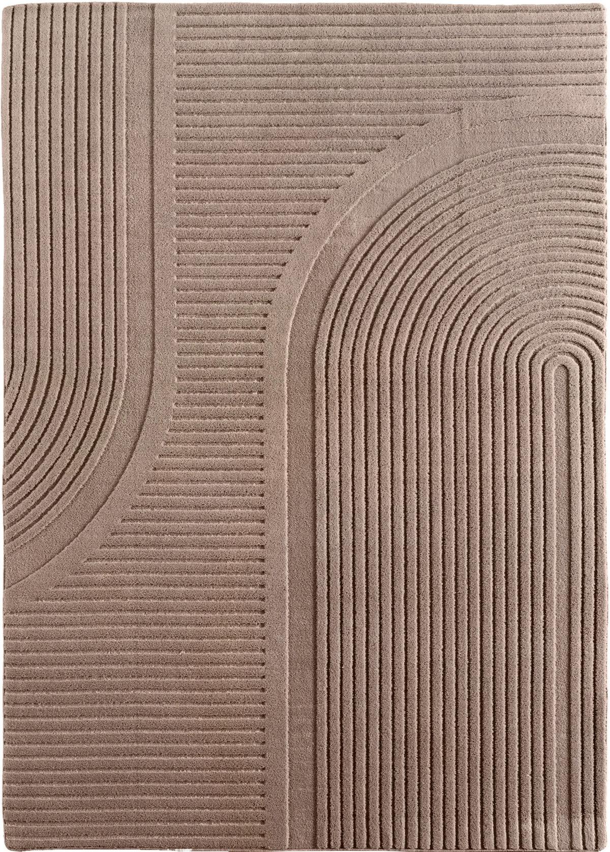 Ravno Tkana Preproga Pompei, Bež, 200x290cm - bež, Konvencionalno, tekstil (200/290cm) - Novel