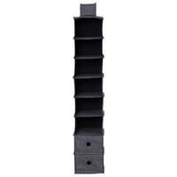 Viseči Organizator Nahla -Sb-, Siva, 8 Predelkov - siva, Konvencionalno, tekstil/leseni material (24/23/100/12/19/18cm) - Mömax