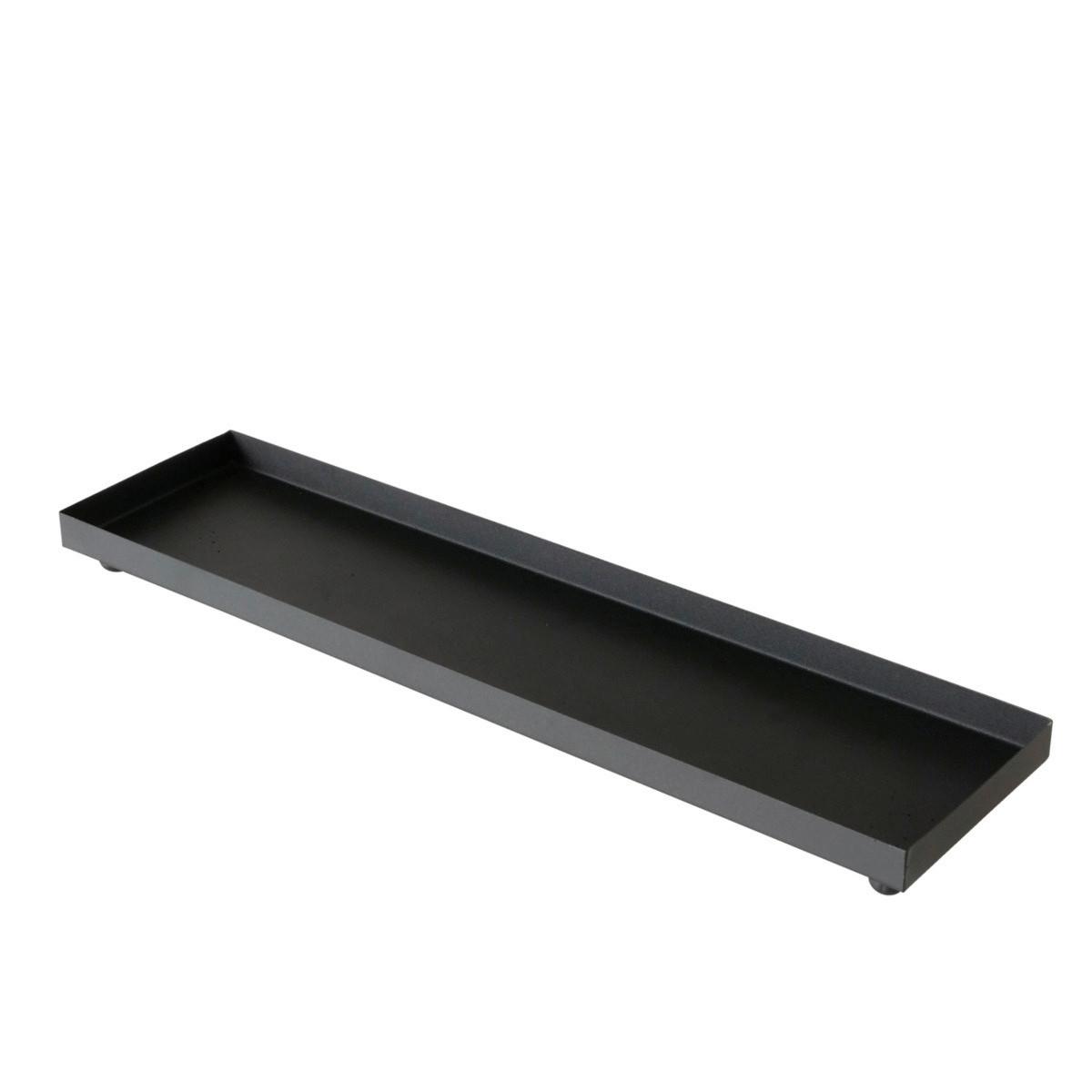 TACA DEKORACYJNA 2040099 - MODERN LIVING - czarny, Basics, metal (76/20/6cm)