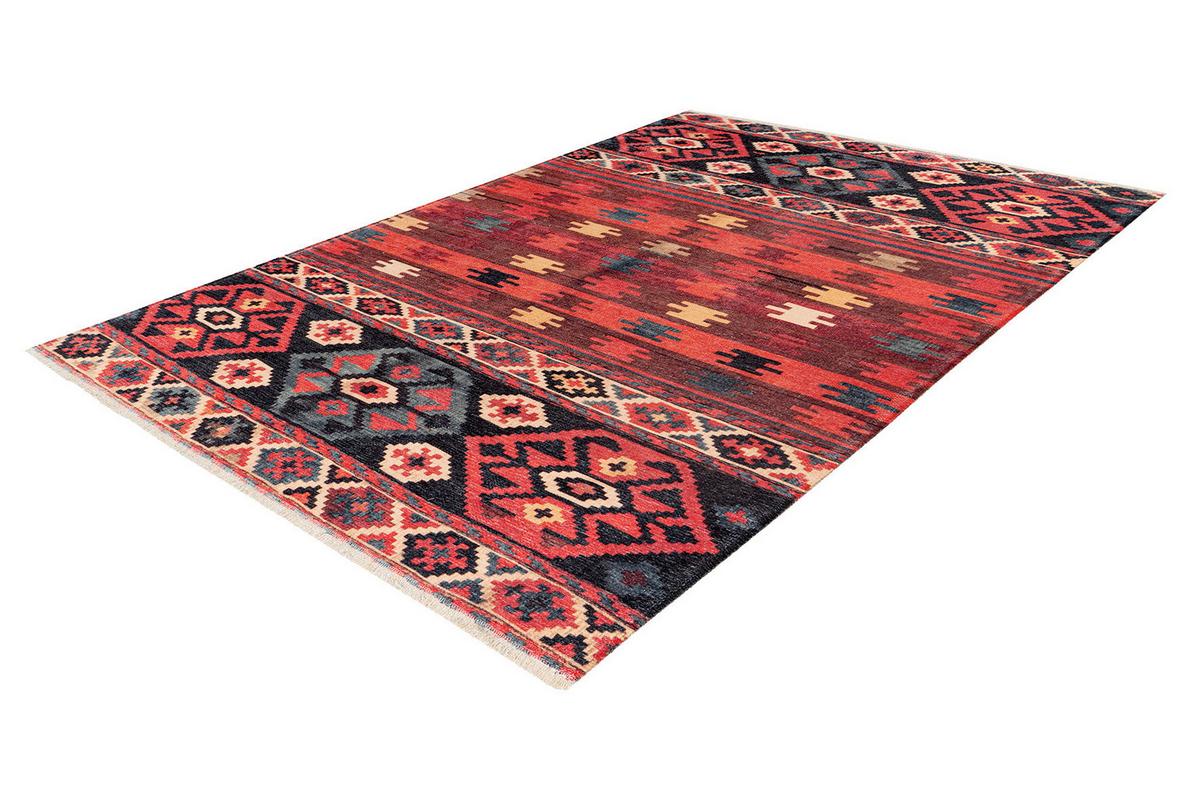 Flachwebeteppich My Ethno - Multicolor, Lifestyle, Textil (150/230cm)
