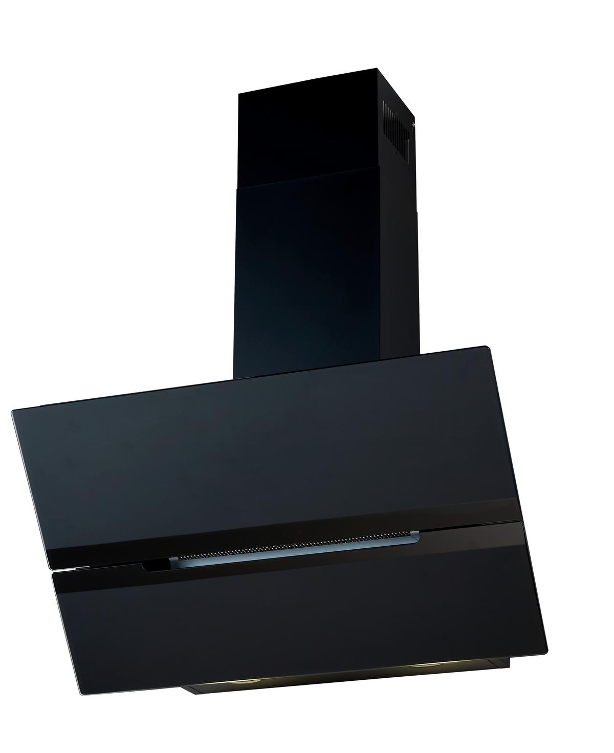 Dunstabzugshaube S50-90ABP Schwarz - Schwarz, Basics, Glas/Metall (89.5/109/40.2cm) - PKM