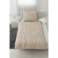 Lenjerie de pat Juliane, cca. 140x200/50x70cm - maro deschis, Konventionell, textil (140/200cm) - Mömax