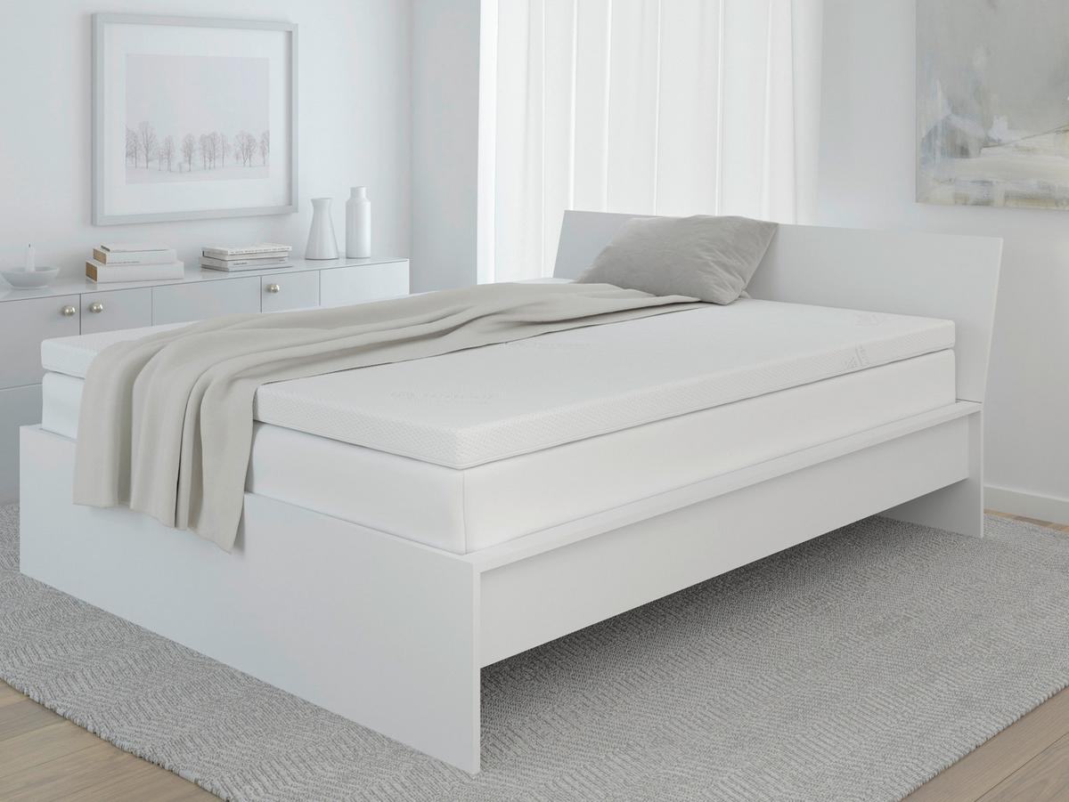 Nadmadrac Memory Combo - bijela, Konvencionalno (140/200cm) - Premium Living