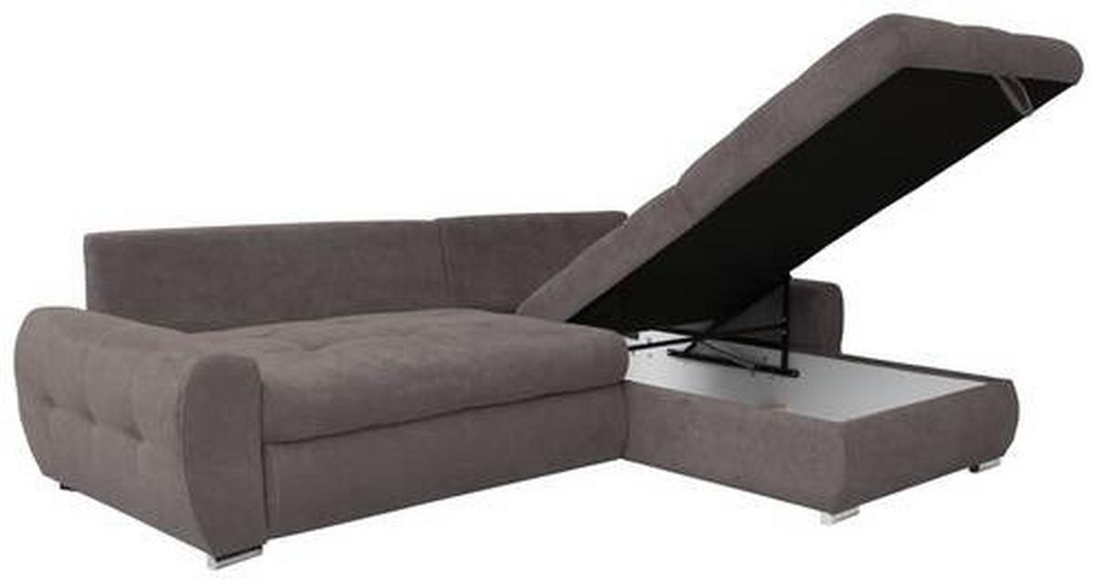 Coltar extensibil SOLAR - maro/alb, Design, textil (277/175cm) - Modern Living