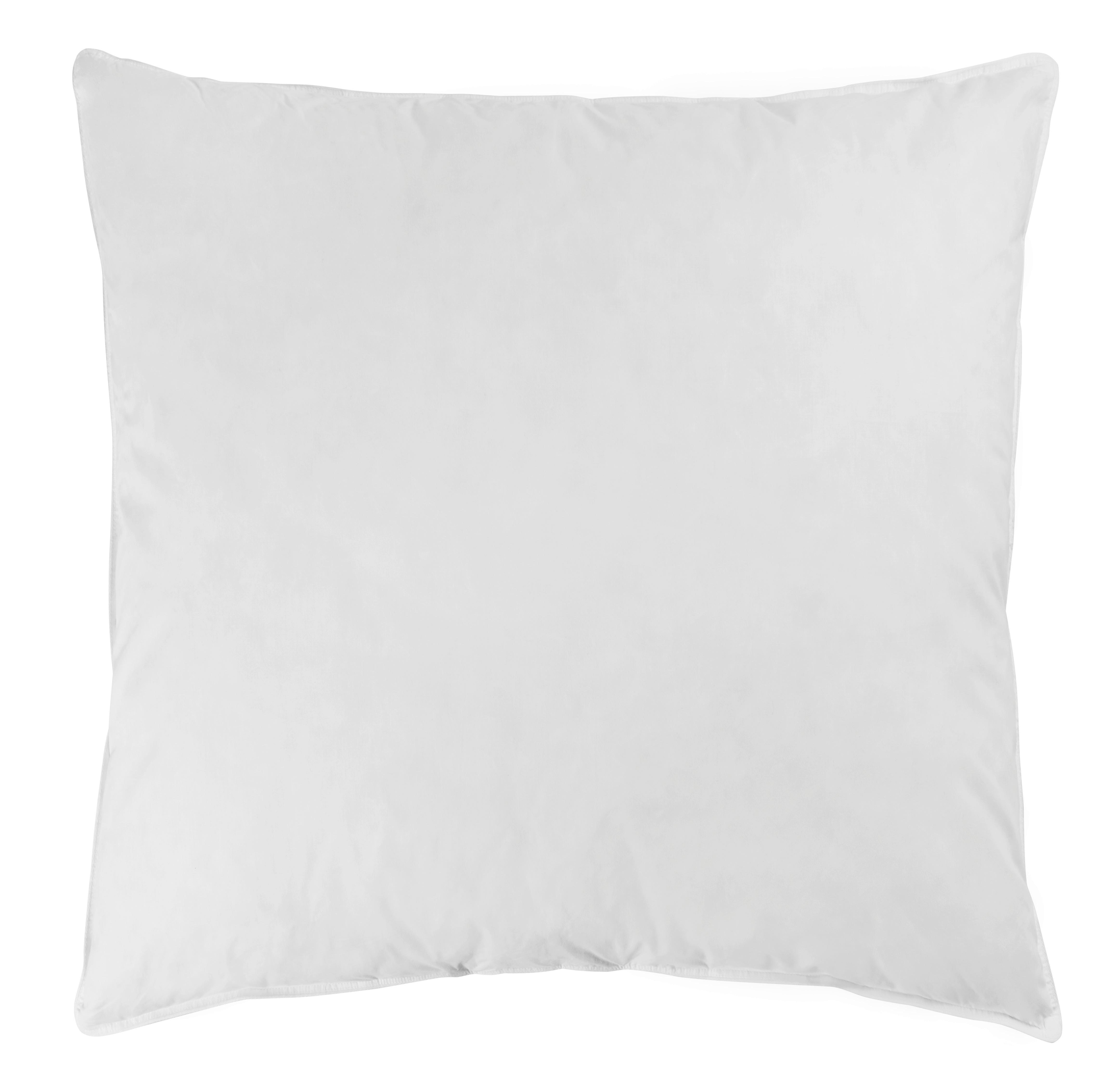 Kopfkissen Luise Hoch ca. 80x80cm - Weiß, Textil (80/80cm) - Premium Living