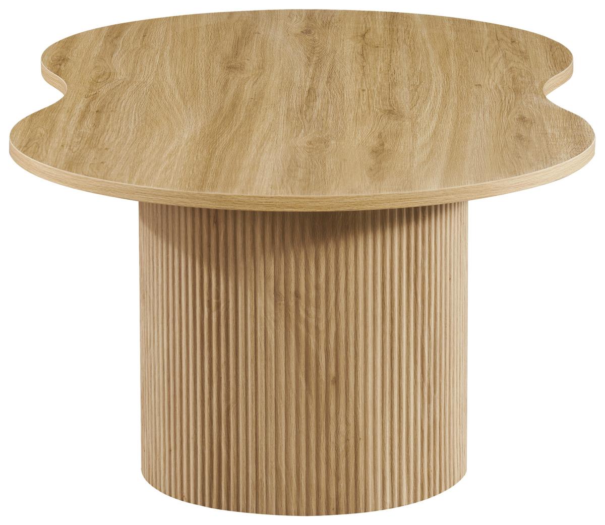 Stolić Eloise - boje hrasta, Design, drvni materijal (120/70/42cm) - Premium Living