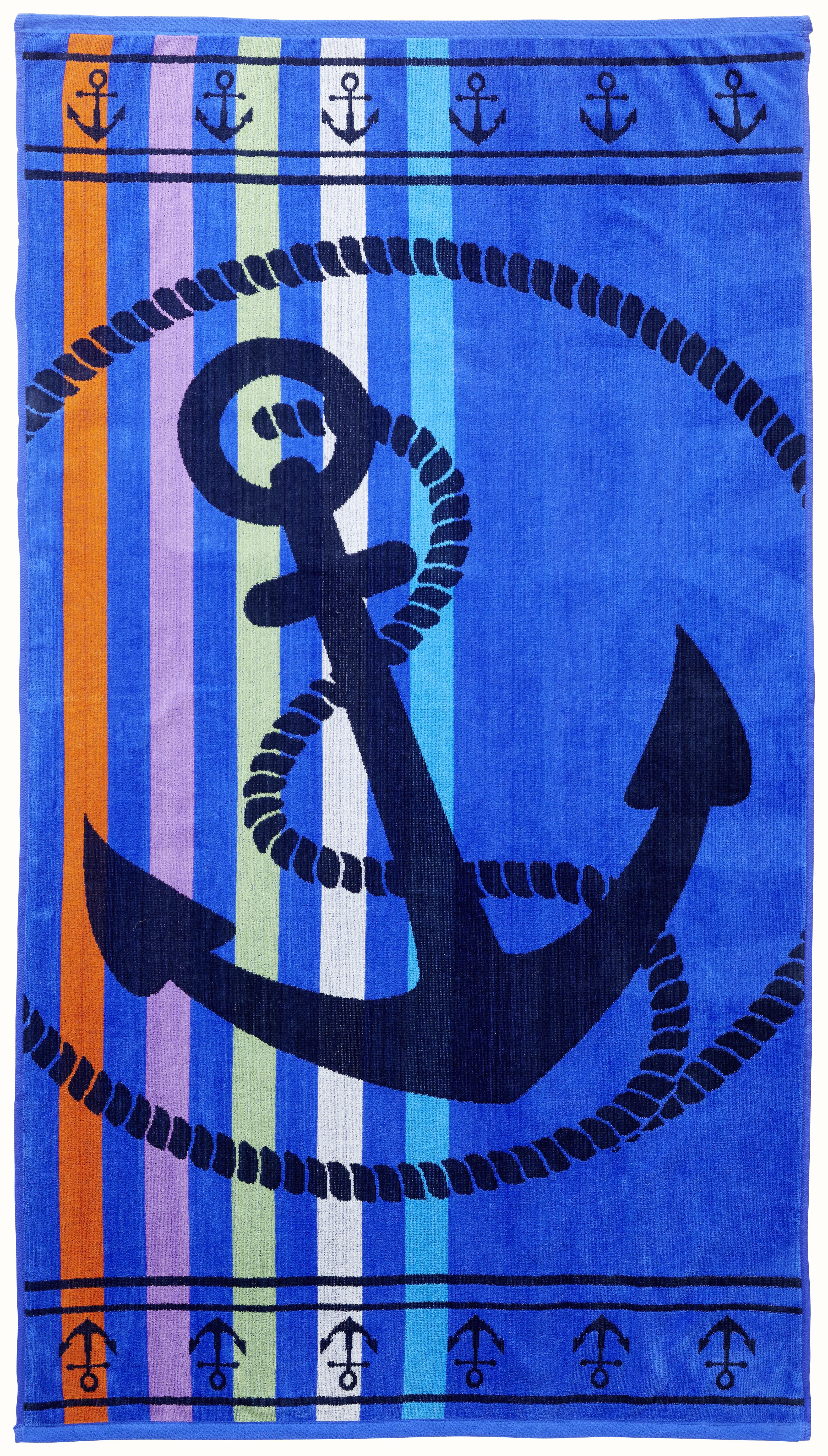 Brisača Za Na Plažo Mare - večbarvno, Konvencionalno, tekstil (90/165cm) - Modern Living
