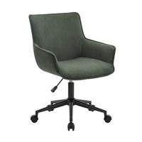 chaise pivotante in Dunkelgrün - Dunkelgrün/Schwarz, Modern, Kunststoff/Textil (57/83-93/62cm) - Mömax