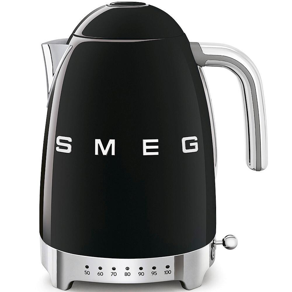 CZAJNIK ELEKTRYCZNY KLF04BLEU SMEG - czarny, Basics, metal (22,3/28/17,1cm) - SMEG