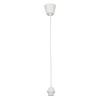 LAMPSOCKEL LORI - vit, Klassisk, plast (7/7/140cm) - Mömax