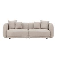 2-Sitzer-Sofa Cielo Beige - Beige, MODERN, Kunststoff/Textil (135/74/92cm) - Livetastic
