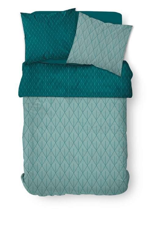 Posteljina Sea 200x200/2x60x80cm - boje mente, Moderno, tekstil (200/200cm)