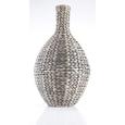 Vase Tobi in Braun/Schwarz - Schwarz/Braun, LIFESTYLE, Weitere Naturmaterialien/Metall (32/60cm) - MÖMAX modern living