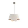 HÄNGLAMPA GABRIELE - beige, Modern, metall/textil (50/50/120cm) - Mömax