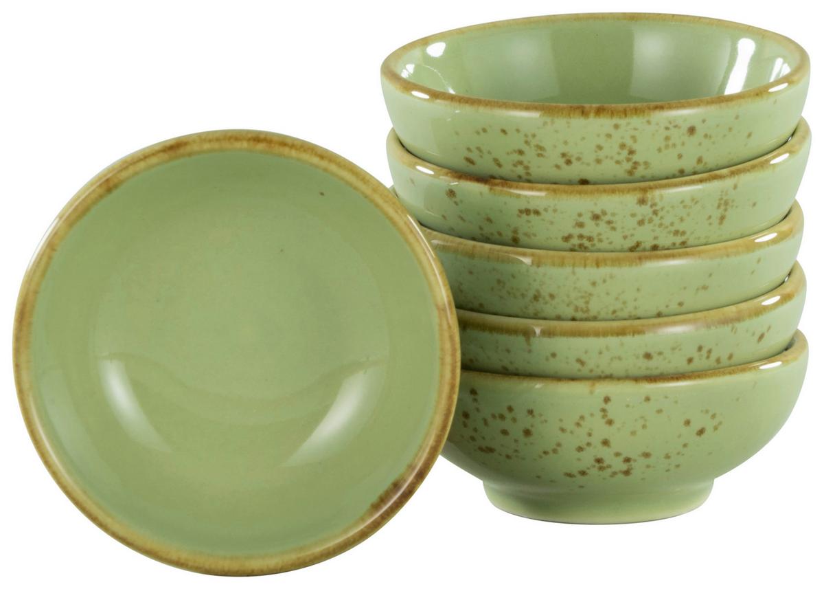 Set Skodelic Za Omake Green, 6-Delni - zelena, Trend, keramika (8cm) - Creatable