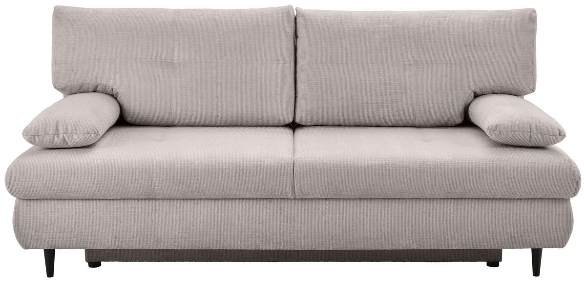 Trosjed Na Razvlačenje Virgo - bež/crna, Konvencionalno, tekstil/drvo (212/97/105cm) - Modern Living