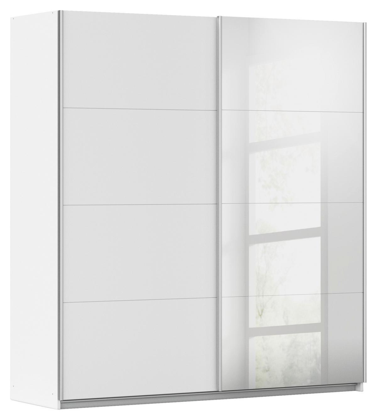 Ormar S Kliznim Vratima Subito - bijela/boje aluminija, Moderno, drvni materijal/metal (181/197/61cm) - Modern Living