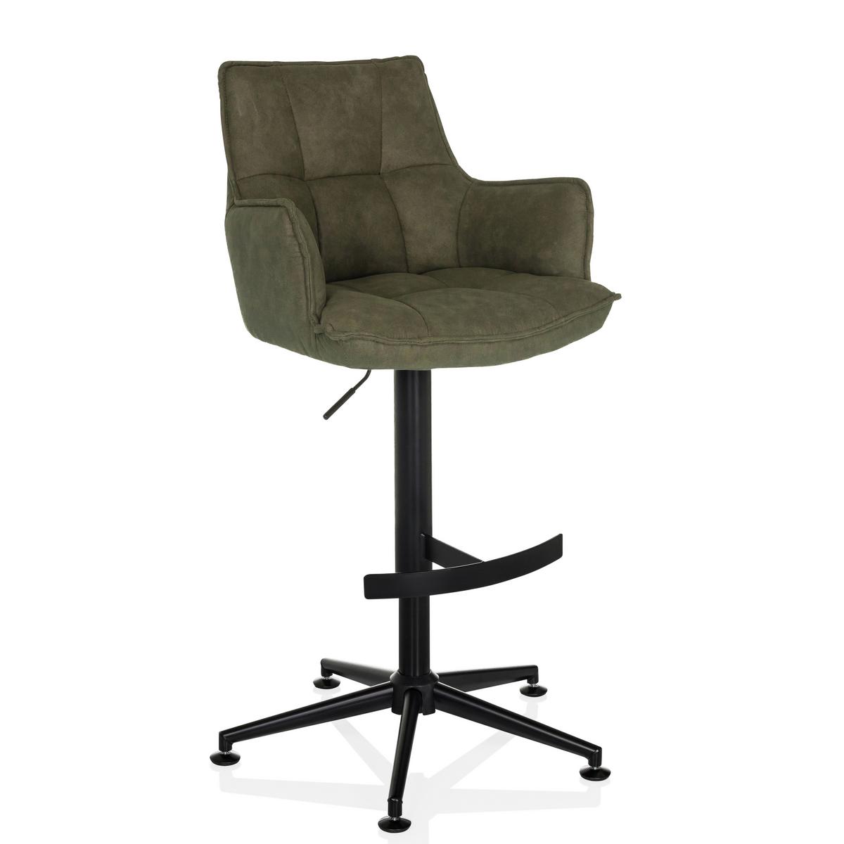 Barski Stol Solao Life High, Zelena - črna/zelena, Moderno, kovina/umetna masa (55/93/56cm) - MID.YOU