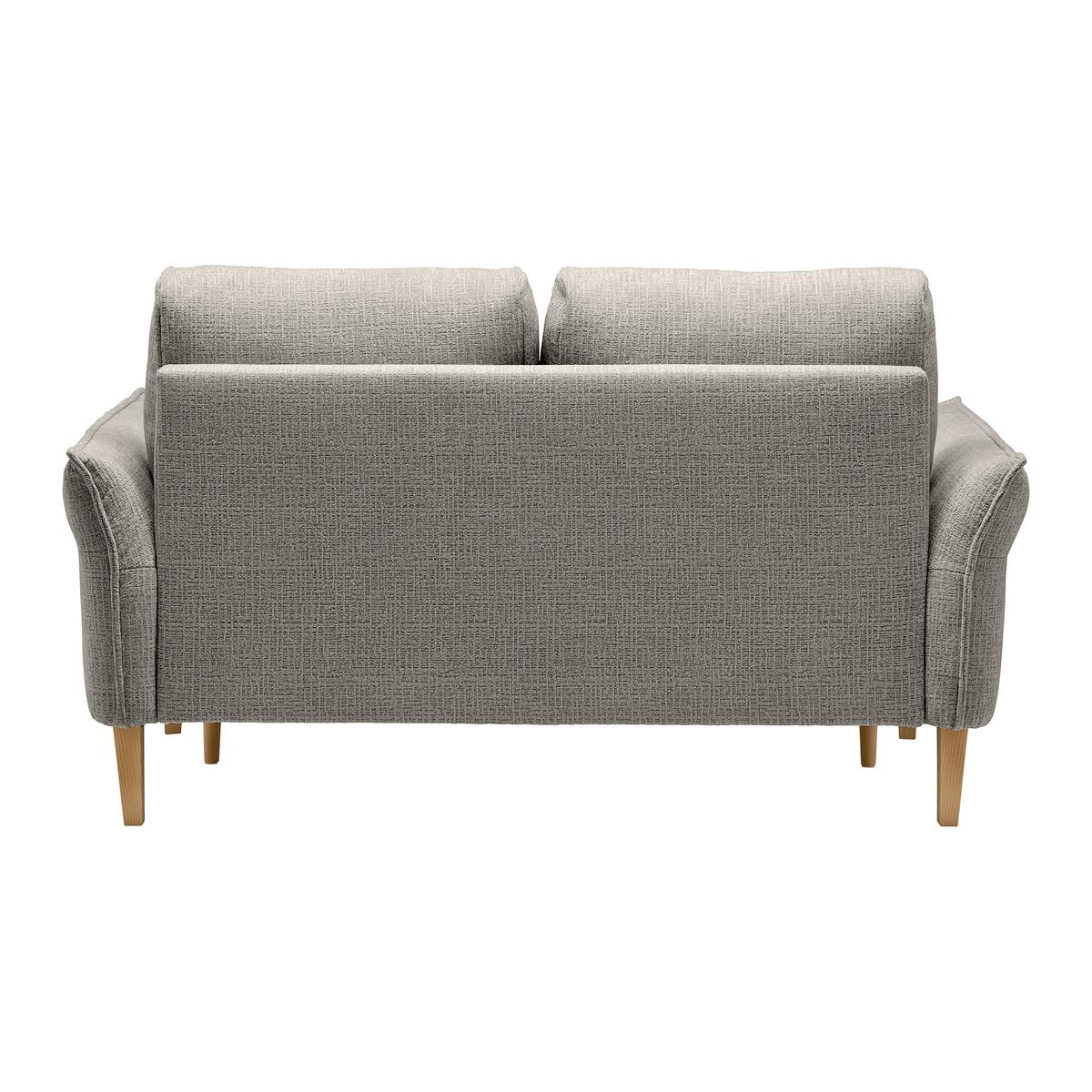 CANAPEA CU 2 LOCURI CUSTOM - gri închis/crem, Modern, textil (150/85/92cm) - Mömax