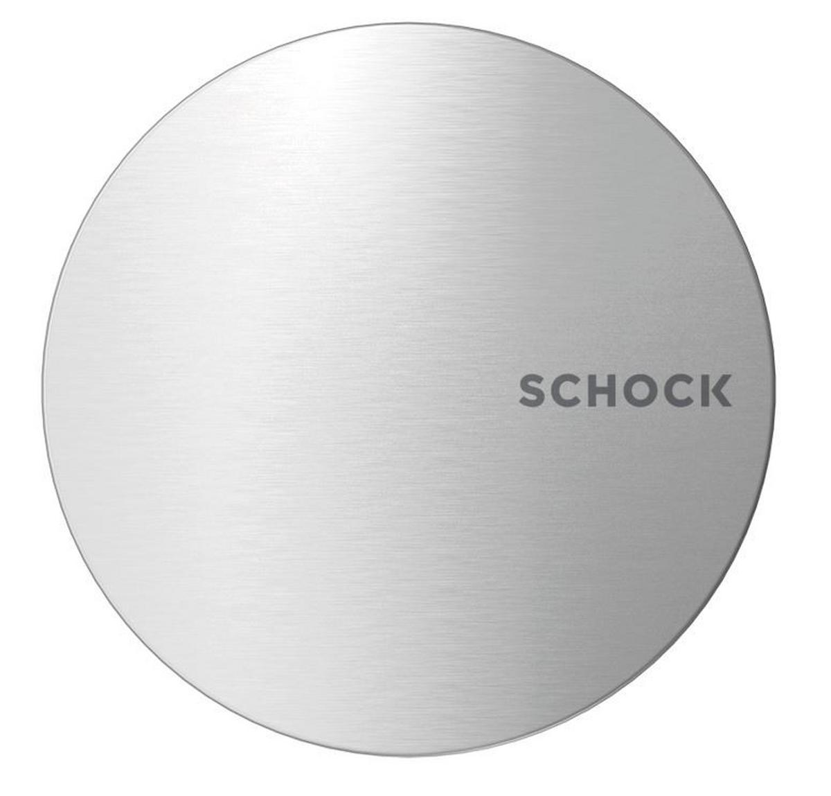 Ventilabdeckung Wastecap - Edelstahlfarben, Metall - Schock