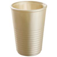 Pohár Picnic - fekete/aranyszínű, Modern, Üveg (8/10,5cm) - Premium Living