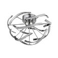 Plafonieră Cu Led Achilles - culoare crom, Modern, metal (46/30cm) - Premium Living Plafonieră Cu Led Achilles - culoare crom, Modern, metal (46/30cm) - Premium Living