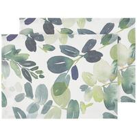 Étkezőalátét Steffi 33/45cm, 2db - sötétzöld/világoszöld, Konventionell, textil (33/45cm) - Mary's