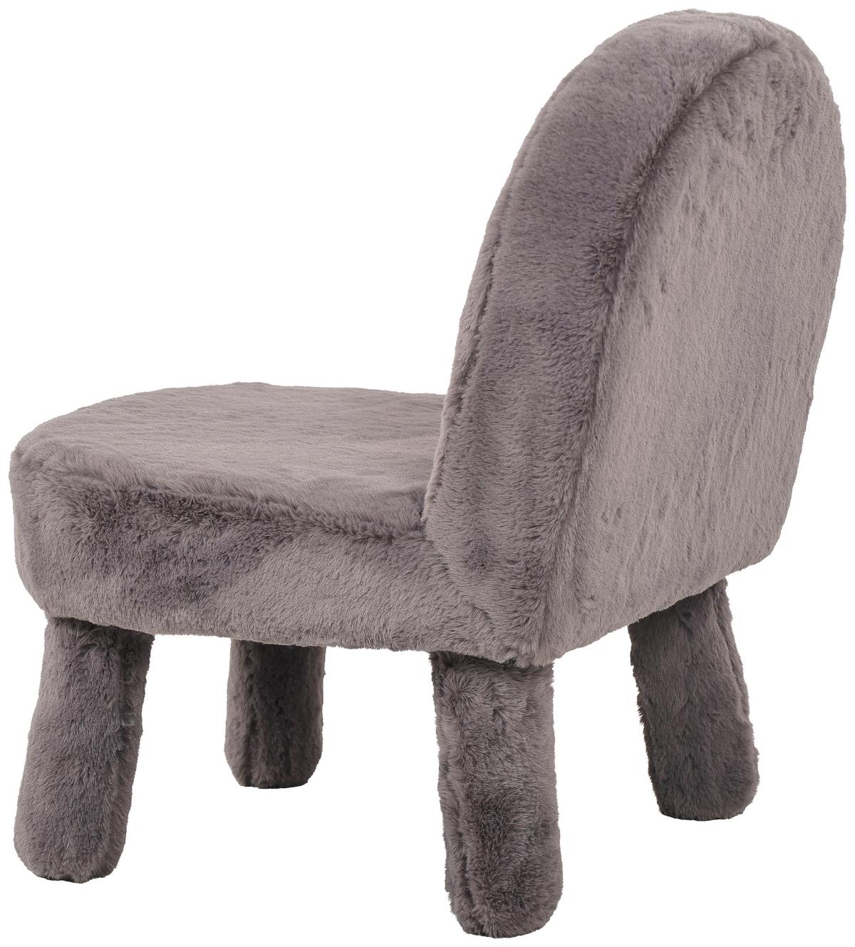 Kinderstuhl Corto Grau - Grau, MODERN, Holz/Textil (39/48/44cm) - Mömax