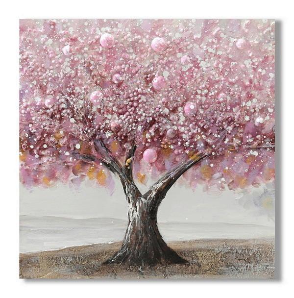 Vászonkép Abre Rose - bézs/pink, Modern, textil/fa (80/80/3cm) - Mömax