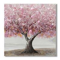 Vászonkép Abre Rose - bézs/pink, Modern, textil/fa (80/80/3cm) - Mömax