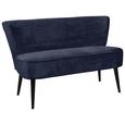 Sitzbank in Blau 'Lord' 3-Sitzer - Blau/Schwarz, Trend, Holz/Holzwerkstoff (179/83/75cm) - Livetastic Sitzbank in Blau 'Lord' 3-Sitzer - Blau/Schwarz, Trend, Holz/Holzwerkstoff (179/83/75cm) - Livetastic