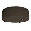 TABLE BASSE KIRA - noir/marron, MODERN, textile/bois (86/86/43cm) - Bessagi Home