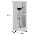Polc 4-you - Fehér, modern, Fa (30/85,5/35,2cm) Polc 4-you - Fehér, modern, Fa (30/85,5/35,2cm)