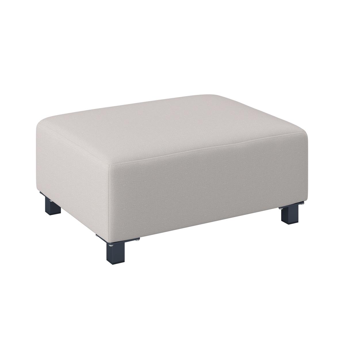 Loungegarnitur Andonia Hellgr. Outdoorstoff/Metall +Abdeckung - Hellgrau/Grau, MODERN, Textil/Metall (227/72/85cm) - Bessagi Garden