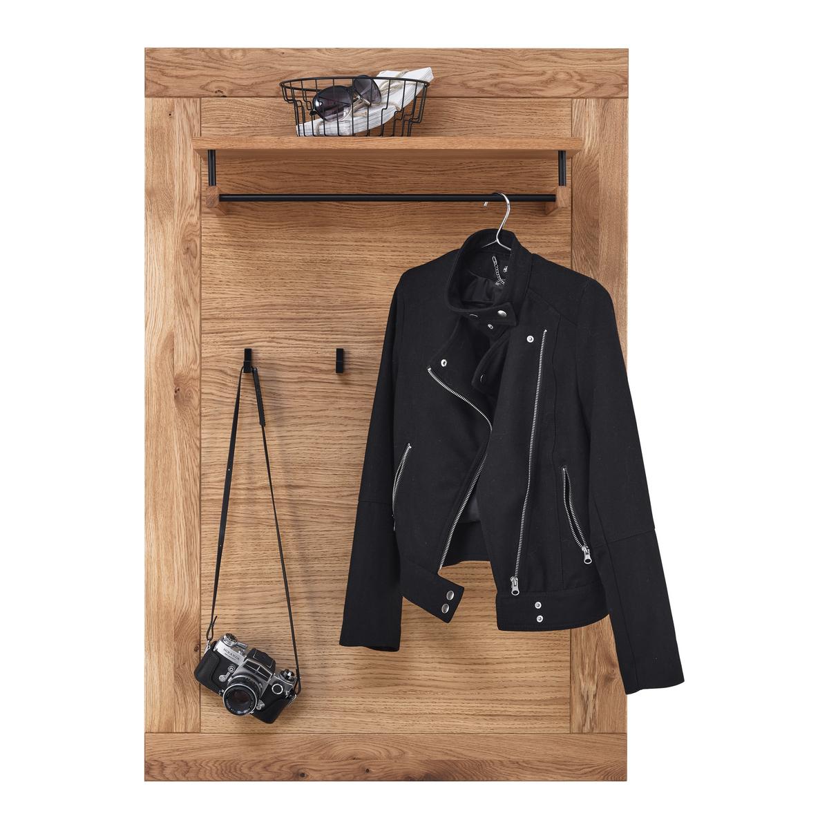 Garderobenpaneel Lola in Weildeiche - Wildeiche, LIFESTYLE, Holz (80/120/30cm) - ecoTree